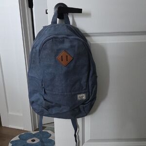 Used Blue Herschel Backpack